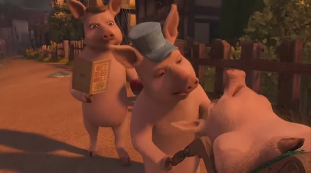 Захватывающие рассказы Шрекa - Поросенок, который кричал "Волк" (2012) / Shreks Thrilling Tales