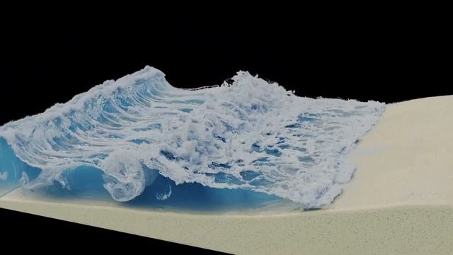 Beach Waves Blender ( Flip Fluids ) #shorts смотреть онлайн
