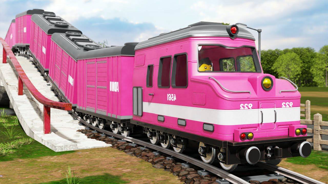 Мультики про поезда. 🛑 Лего-вор пытается ограбить поезд 🚂💥 Мультики для детей смотреть смотреть онлайн