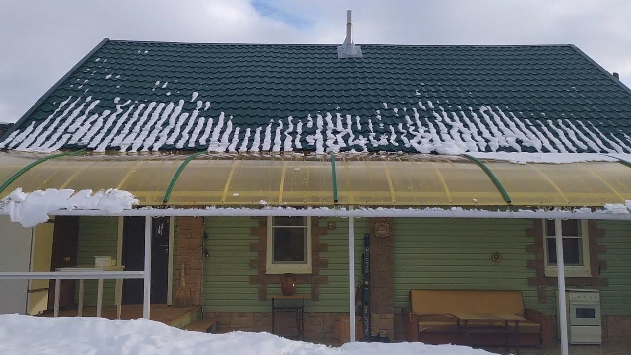 Веранда /терраса/ зимой. Часть 2.