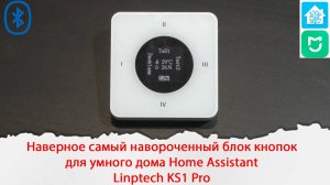 Наверное самый навороченный блок кнопок для умного дома Home Assistant. Linptech KS1 Pro