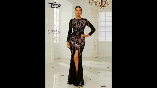 Одежда с AliExpress - Великолепное осеннее платье смотреть онлайн
