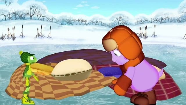 Лунтик наоборот прорубь