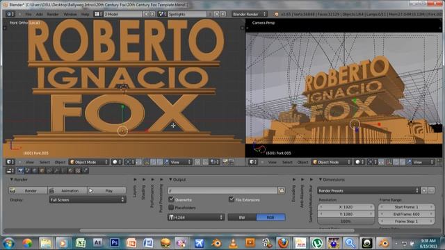 Blender Tutorials - Intros - HOW TO: Custom 20th Century Fox Intro using Blender смотреть онлайн