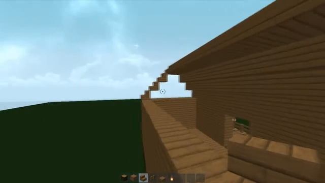 MINECRAFT : How to build a house with a porch смотреть онлайн