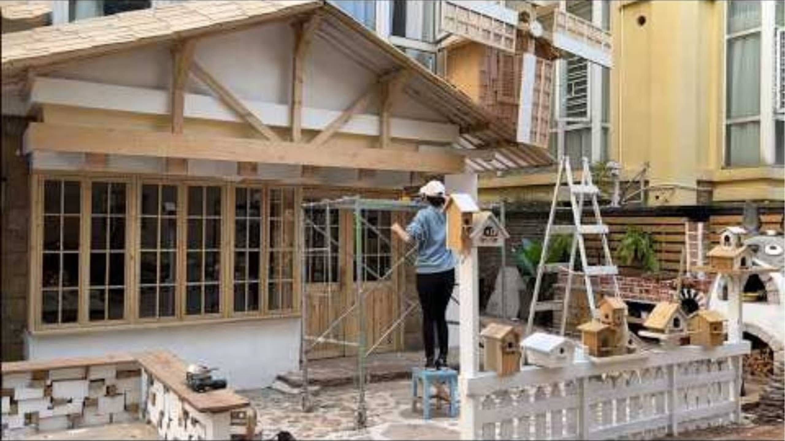 Удивительное преображение крыльца!