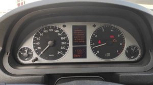 Снятие ошибки давление в шинах на Мерседес w245