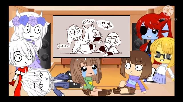 Реакция андертейла на комикс " Маленький Андертейла " смотреть онлайн