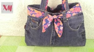 Шью СУМКУ из старых ДЖИНСОВ. ХоббиМаркет