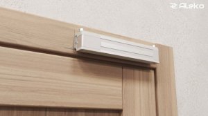 Монтаж накладного электромагнитного замка на дверь открывающуюся внутрь помещения