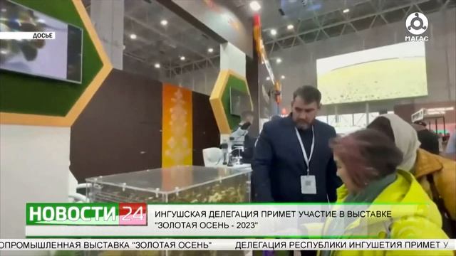 Ингушская делегация примет участие в выставке "Золотая осень - 2023" смотреть онлайн