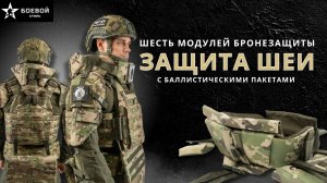 Защита шеи, шесть секций