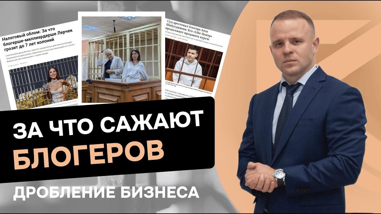 ЗА ЧТО САЖАЮТ БЛОГЕРОВ? Дробление бизнеса на примере БЛИНОВСКОЙ