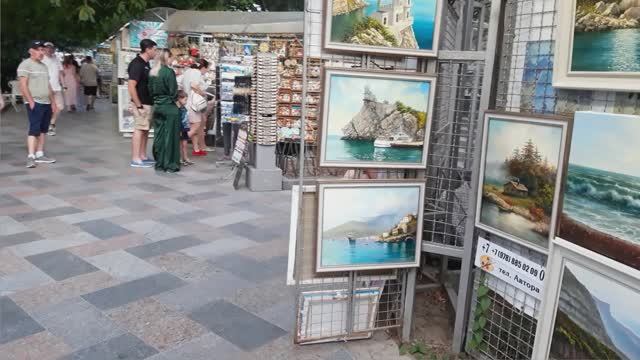 Ялта 2022год. ул. Пушкинская. смотреть онлайн