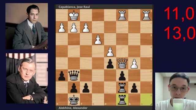 Капабланка - Алехин. Матч 1927 года. 25-ая партия матча.