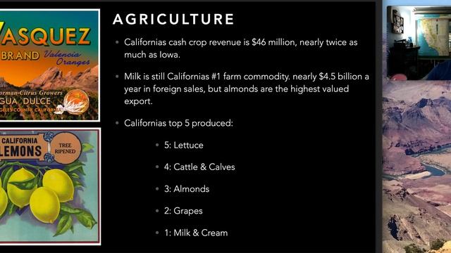 California's Economics: Tourism to Manufacture | California Geography with Professor Jeremy Patrich смотреть онлайн