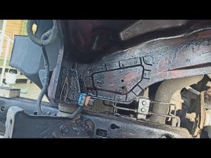 Обработка автомобиля пушсалом с нигролом - результат через 2 года.