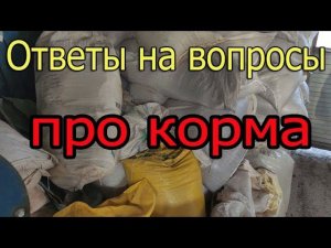 Ответы на вопросы про КОМБИКОРМА для КУР