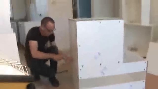How to assemble and install a corner cabinet carcass kit смотреть онлайн