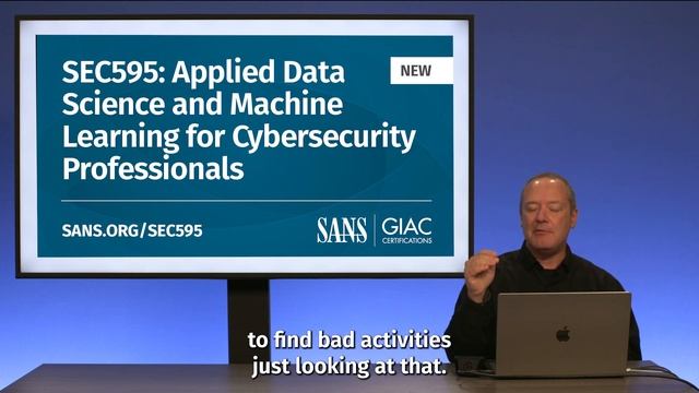 AI, Data Science, and Machine Learning Training for Cybersecurity Professionals with SANS SEC595 смотреть онлайн