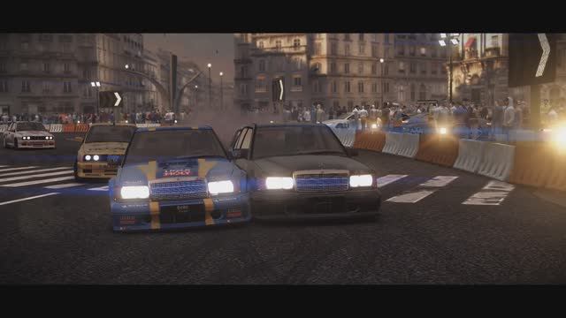 GRID 2 Mercedes Benz 190E 2.5-16 Paris Race смотреть онлайн