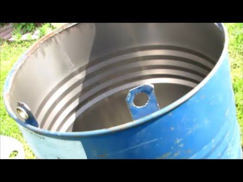 Как вскрыть 200-литровую железную бочку для воды.Два способа открыть железную бочку под воду.