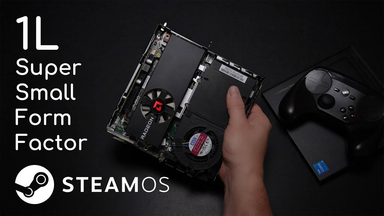 The Smallest SteamOS Gaming PC With A Real GPU! Only 1L