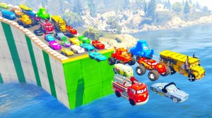 Мультик для детей Дисней Тачки Мак Трак и друзья Круз Рамирес Док Хадсон Хорнет Мультфильм для детей