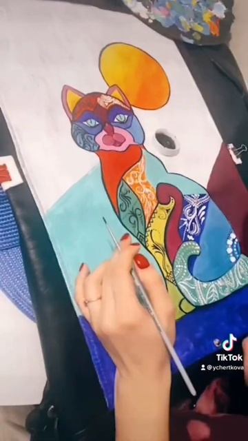 Роспись косухи 💣 #shorts смотреть онлайн