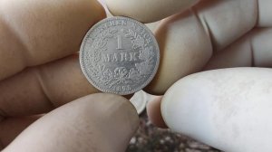 Цена серебряных монет 1 марка Германской Империи.