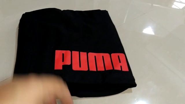 Puma Men Black Graphic Knitted Shorts Regular FitSide PocketsElastic Waistband..