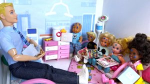 ИЗ ШКОЛЫ В БОЛЬНИЦУ ПИСАТЬ ВПР😱😂 Катя и Макс ВЕСЕЛАЯ ШКОЛА куклы Барби и ЛОЛ ДАРИНЕЛКАТВ