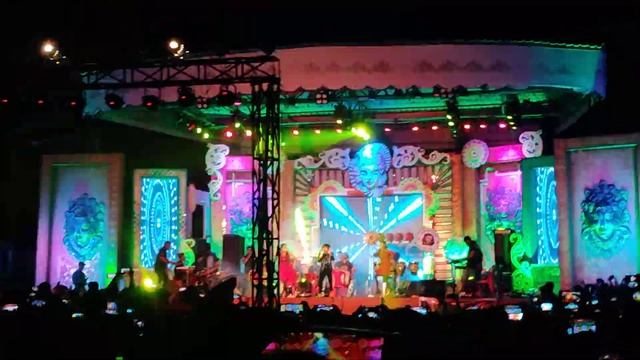 mantu churia dance program in gajalaxmi Puja unit-8 смотреть онлайн