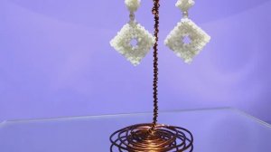 Красивые серьги из бисера! Мастер класс.