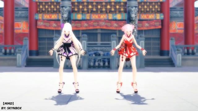 【MMD】No Title - TDA Haku and Luka Short Kimono Girls смотреть онлайн