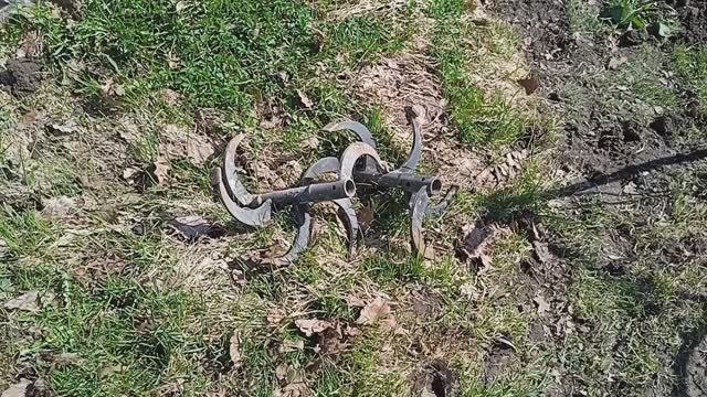 Фреза целина в работе