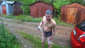 ВЛОГ:ПОМЫЛСЯ ПОД ДОЖДЁМ / ВСЕМ СОВЕТУЕМ!!!