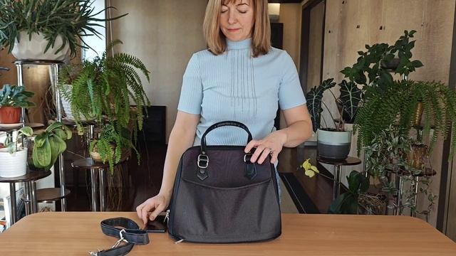 Дорожная сумка Polar 7028.5 черная смотреть онлайн