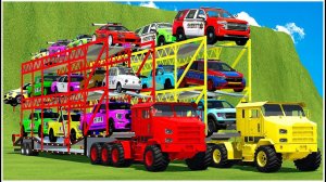 Машинки летают и прыгают! Развивающие мультики Машины помощники. Мультфильмы про машинки