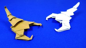 Как сделать простого оригами скорпиона. Скорпион из бумаги