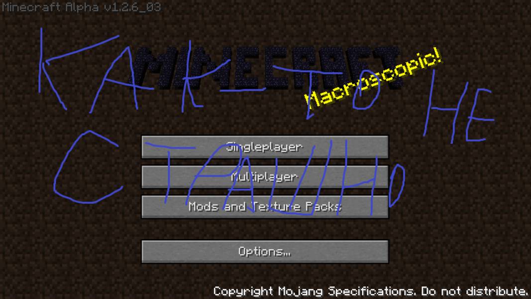 Minecraft Alpha 1.2.6_03 смотреть онлайн