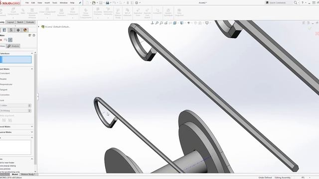 SolidWorks Tutorial for Beginners to Create Allen Wrench Assembly смотреть онлайн