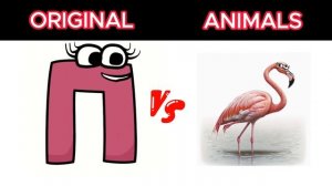 💥 RUSSIAN ALPHABET LORE VS ANIMALS | Alphabet lore (А-Я)