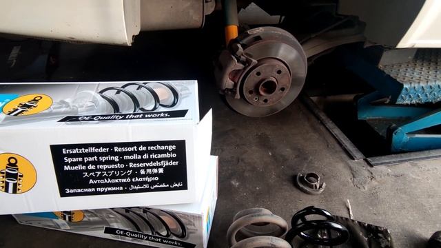 VW Caravelle T5 เปลี่ยนสปริง Bilstein สำหรับรถนั่งVIP. смотреть онлайн