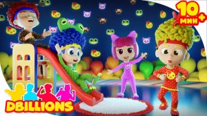 Веселая Пижамная Вечеринка | D Billions Детские Песни + СБОРНИК D Billions Детские Песни