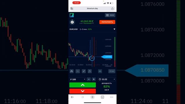 Как на телефоне настроить платформу брокера BINARIUM смотреть онлайн