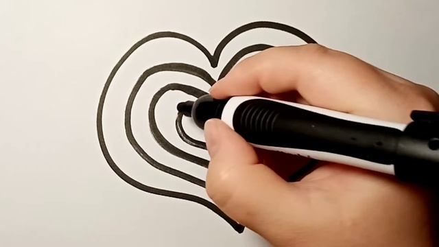 Bolalar uchun Yurak rasm chizish. how to draw a heart. Рисование Сердце для детей смотреть онлайн