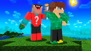 НУБ ЗАТРОЛЛИЛ ПРО ЗАПРЕТНОЙ БРОНЕЙ! 😨 НУБ vs ПРО в МАЙНКРАФТЕ!