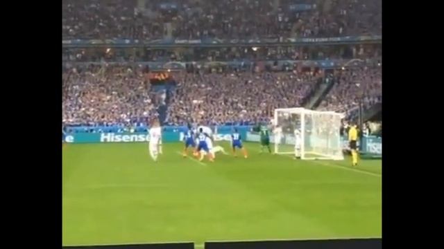Франция - Исландия 5:2 - Гол П. Погба - Евро 2016 - 3.07.2016 смотреть онлайн
