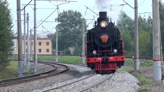 ПАРАД ПОЕЗДОВ PRO//Движение.ЭКСПО 1520 (электричка СР3, ВЛ60К, ТЭ3, ЧС200, живые паровозы и другое) смотреть онлайн